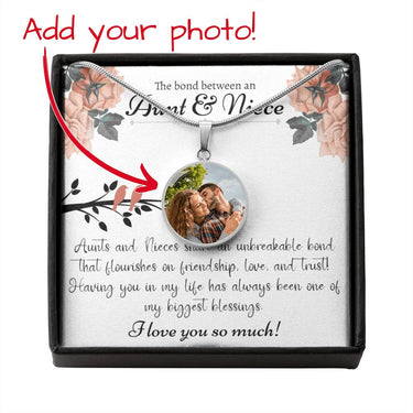 Aunt and Niece Birth Flower Necklace - Love You This Much